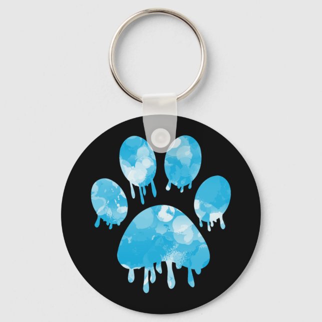 Paw Print Schlüsselanhänger (Vorderseite)