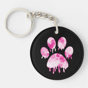Paw Print Schlüsselanhänger