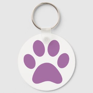 Paw Print Schlüsselanhänger