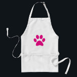 Paw Print Schürze<br><div class="desc">Pfau,  Druck,  Hund,  Katze,  Haustier,  Welpe,  Kätzchen,  Beileid,  Keepake,  Erinnerung</div>