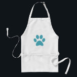 Paw Print Schürze<br><div class="desc">Fun Paw Print Design für Tierfreunde!</div>