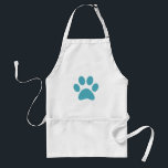 Paw Print Schürze<br><div class="desc">Fun Paw Print Design für Tierfreunde!</div>