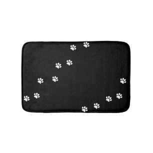 Paw Prints Bath Mat Badematte