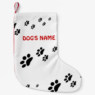 Paw Prints Dog Kleiner Weihnachtsstrumpf