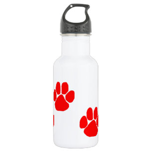 Paw Prints Edelstahlflasche