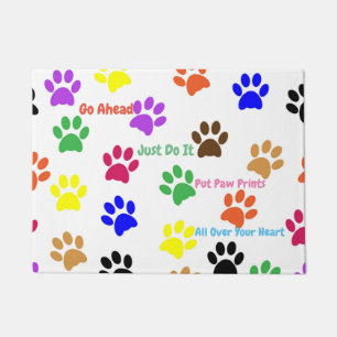 Paw Prints Fußmatte