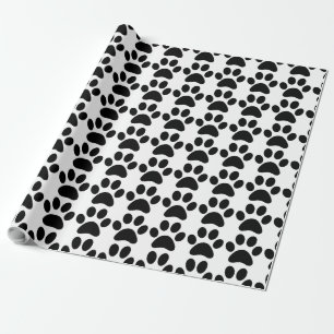 Paw Prints Geschenkpapier