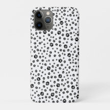 Paw Prints Hunde Schwarz-weiß
