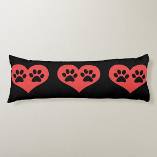 Paw Prints in meinem Herzen von Shirley Taylor Seitenschläferkissen