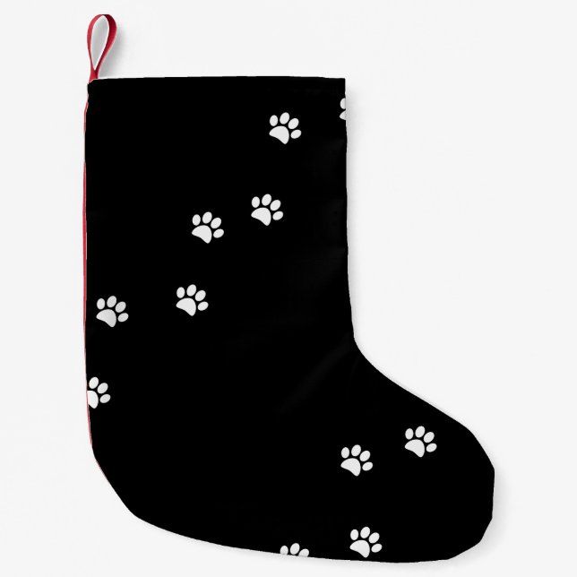 Paw Prints Kleiner Weihnachts-Strumpf Weihnachtsstrumpf (Vorderseite)