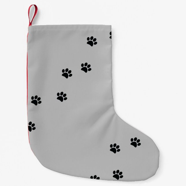 Paw Prints Kleiner Weihnachtsstrumpf (Vorderseite)