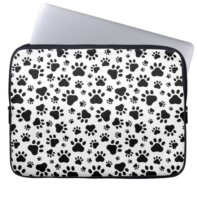 Paw Prints Laptop Sleeve (Vorderseite)