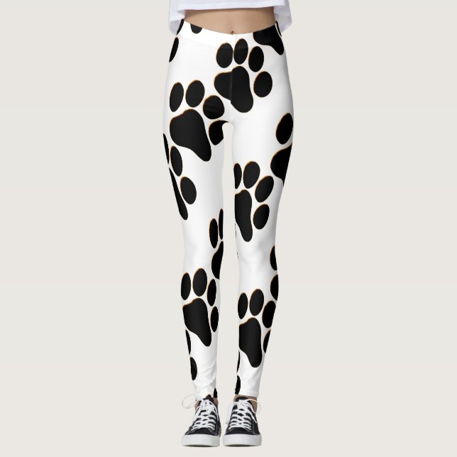 Paw Prints Leggings (Vorderseite)