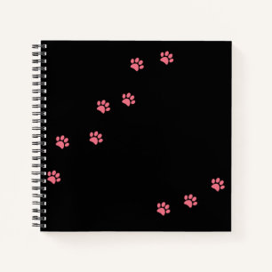 Paw Prints Notizbuch