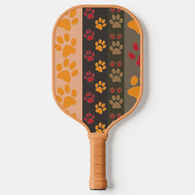 Paw Prints Pickleball Paddle (Vorderseite)