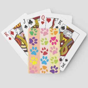 Paw Prints Spielkarten