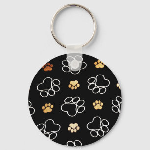 Paw Prints Templare Geschenke Schlüsselanhänger