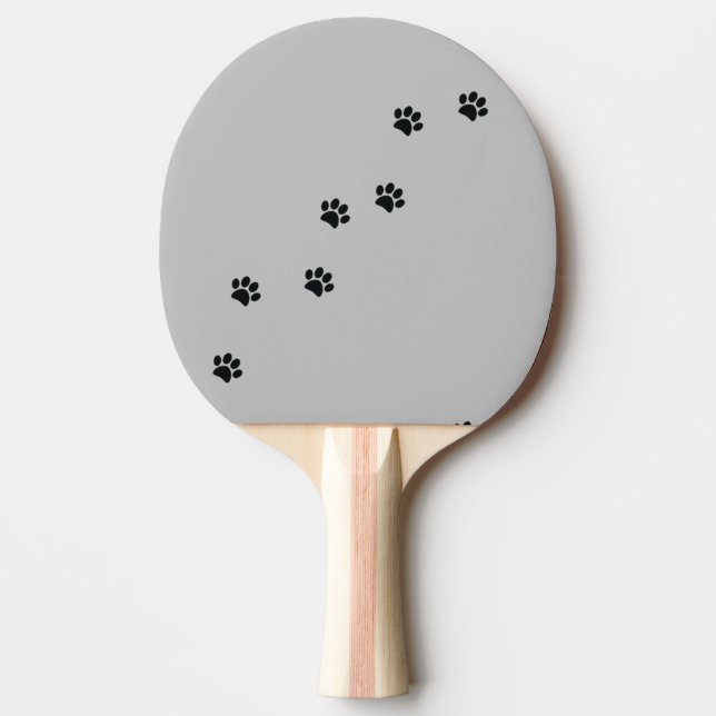 Paw Prints Tischtennis Schläger (Vorderseite)