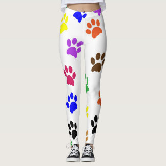 Paw Prints überall Leggings