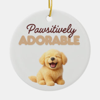 Paw-sitiv bezaubernd  keramik ornament