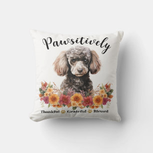 Paw-sitiv dankbar dankbar gesegnet süßer Hund Kissen