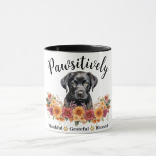 Paw-sitiv dankbar dankbar gesegnet süßer Hund Tasse