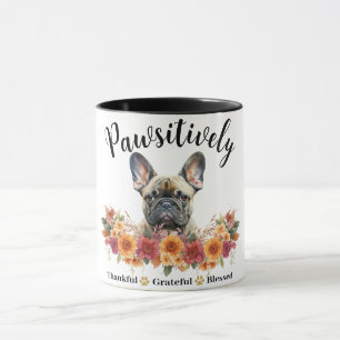 Paw-sitiv dankbar gesegnet süßer Hund Tasse