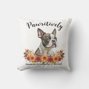 Paw-sitiv dankbarer gesegneter süßer Hund Kissen