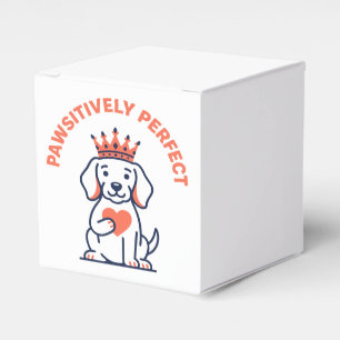 Paw-sitiv perfektes königliches Hundeschlafzimmer- Geschenkschachtel