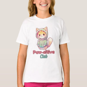 Paw‑sitive Club Katzen-Design – Süßer Tierliebhabe T-Shirt