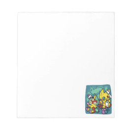 Paw-sitively Frightful | Monstrous Cats Halloween  Notizblock