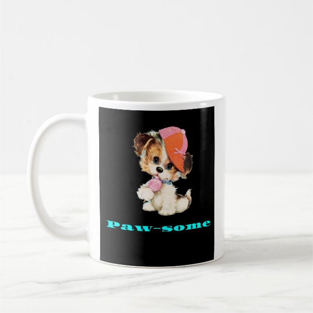 Paw-sitly Perfect Mug pour les Amoureux de les chi (Gauche)