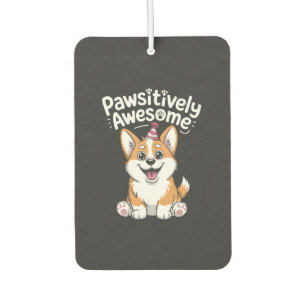 Paw-some Corgi Geburtstags-Hundeshirt Autolufterfrischer