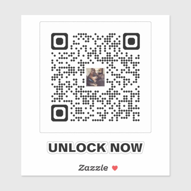 Paw-some QR Code Sticker - Connect for Dog Lovers (Blatt)