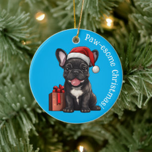 😍Paw-some süße französische Bulldogge Keramik Ornament