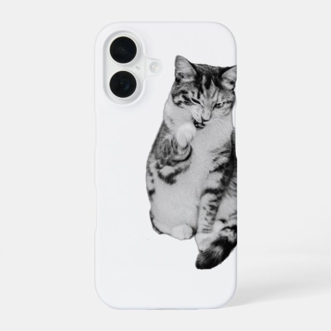 Paw to Cheek iPhone 16 Hülle (Rückseite)