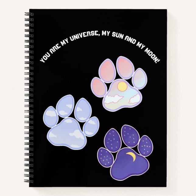Paw Universe Spiral Notebook Notizbuch (Vorderseite)