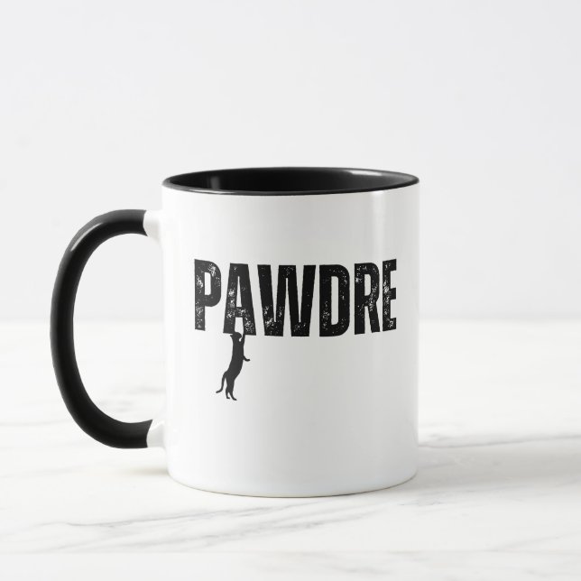 Pawdre Black Cat Tasse (Links)