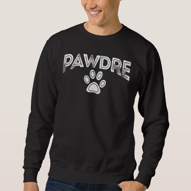Pawdre Cat Dad Father s Day Sweatshirt (Vorderseite)