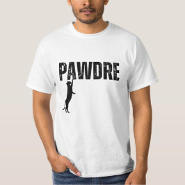 Pawdre Funny Cat Vater T-Shirt