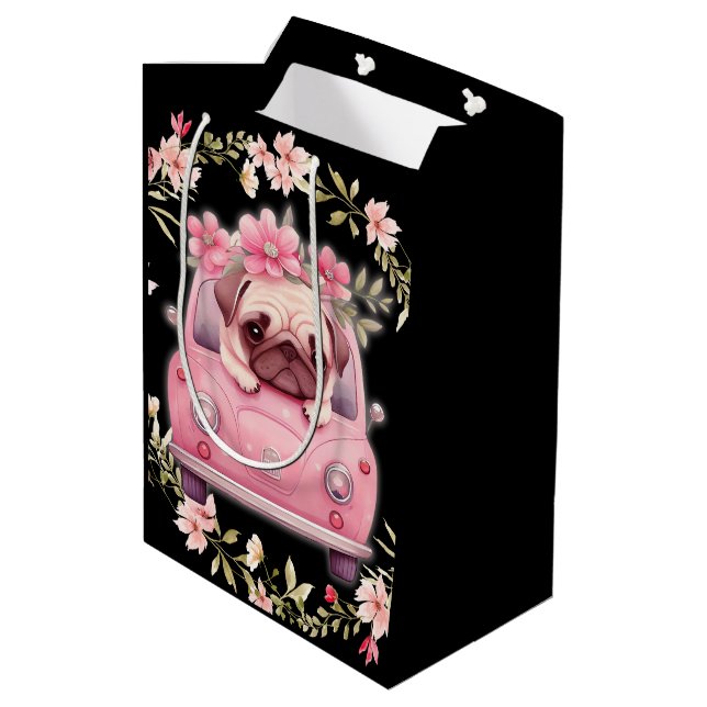 Pawfect-Geschenktasche Mittlere Geschenktüte (Rückseite Schrägansicht)