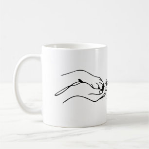 Pawfection One-Line Art – Minimalist Dog Lover Kaffeetasse