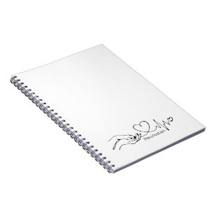 Pawfection One-Line Art – Minimalist Dog Lover Notizblock