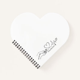 Pawfection One-Line Art – Minimalist Dog Lover Notizbuch