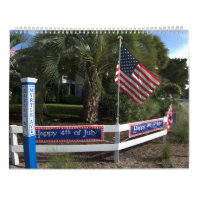 Pawleys Insel-großer Wandkalender-Entwurf 1