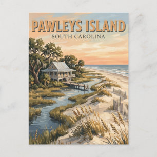Pawleys Island South Carolina Postkarte