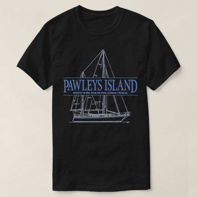 Pawleys Island South olina segelst Souvenir T-Shirt (Design vorne)
