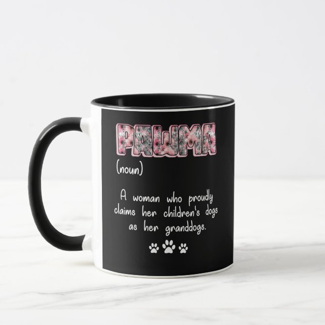 Pawma Definition Mama Oma Tante Hundeliebhaber Tasse (Links)