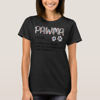 Pawma Mama Hunde Hunde Eigentümer für Frauen Mädch T-Shirt