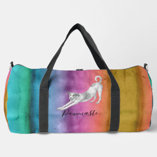 Pawmaste Hund Yoga große Reisetasche Duffle Bag